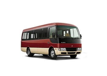 Mitsubishi Rosa with driver