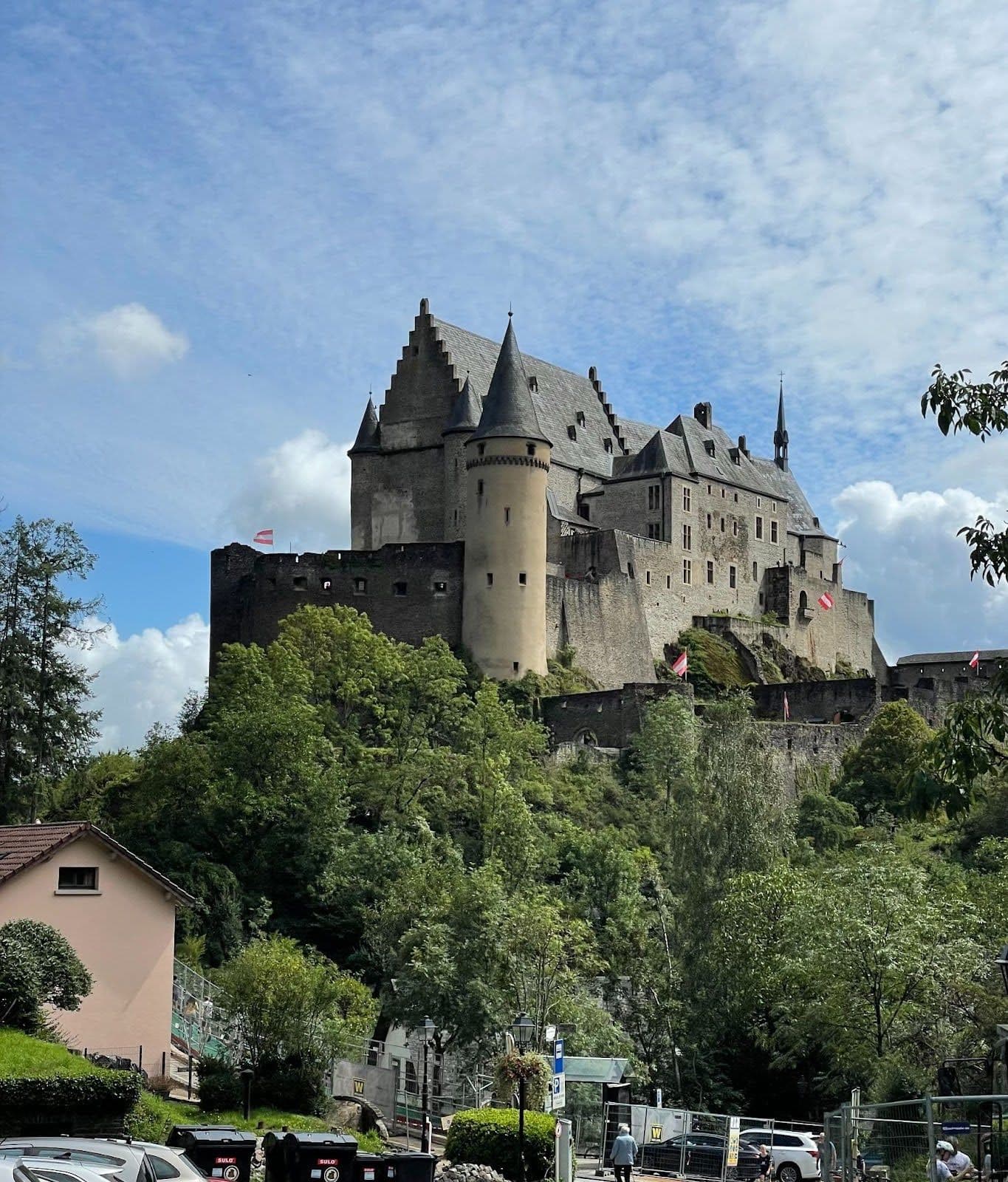 Vianden Castle in Luxembourg