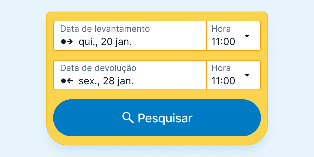 Reserve com antecedência
