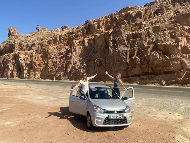 Foto di PAMELA E. sul noleggio di una Suzuki Alto in Giordania (25/10/23)