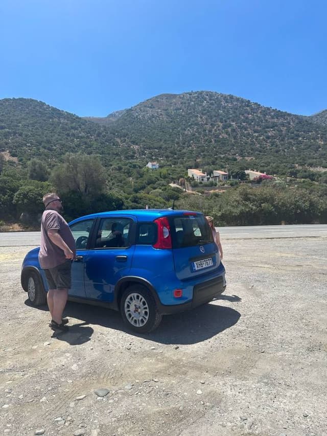 Zdjęcie 1 wykonane przez Tobiasz S. dotyczące wynajmu Fiat Panda w na Krecie dnia (4.08.25)