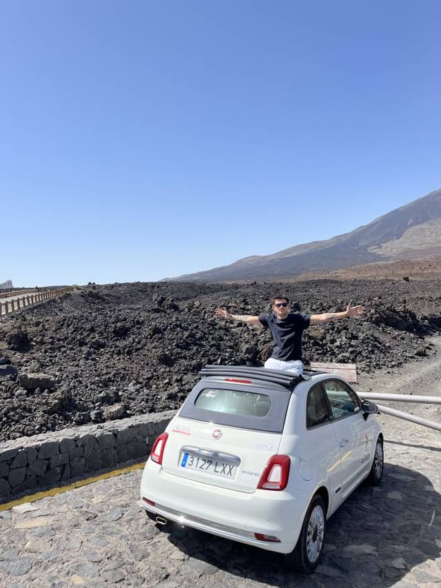 Foto di Nicola B. sul noleggio di una Fiat 500 Cabrio a Tenerife (10/08/22)