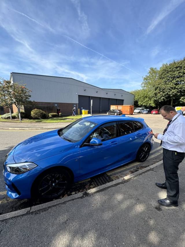 Foto di Ermin K. sul noleggio di una BMW 1 Series a Manchester (23/09/24)