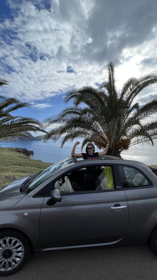 Zdjęcie 2 wykonane przez Michal L. dotyczące wynajmu Fiat Panda w w Porcie lotniczym Madeira (Funchal) dnia (26.11.23)