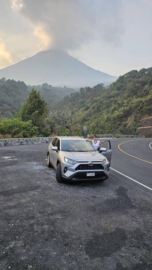 Photo by Lyudmila M. about renting a Toyota RAV4 in Guatemala (2/16/24)