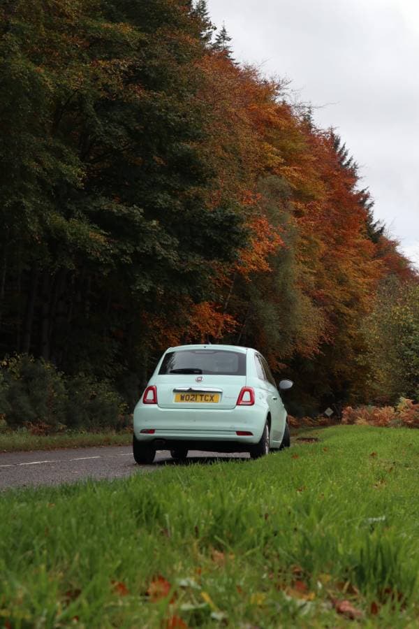 Foto 2 di Annalisa G. sul noleggio di una Fiat 500 all’aeroporto di Edimburgo (03/11/22)