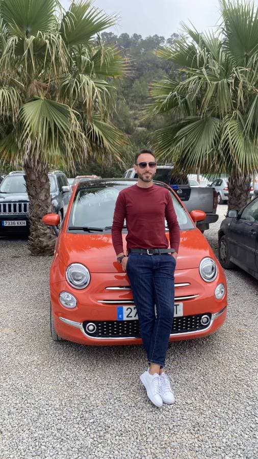 Foto di Gennaro fabio D. sul noleggio di una Fiat 500 a Ibiza (26/04/23)