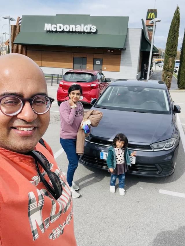Photo 1 by Aravind V. about renting a Opel Corsa at Barcelona Airport (3/7/24)