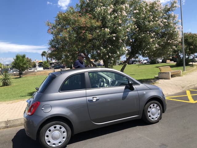 Photo 1 par myriam B. sur la location d'un Fiat 500 à l’aéroport de Lamezia Terme (19/08/23)