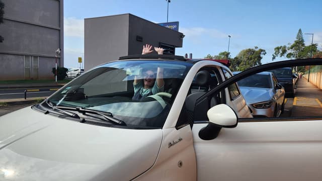 Photo 3 by Thomas H. about hiring a Fiat 500 Cabrio at Madeira Airport (Funchal) (15.10.24)