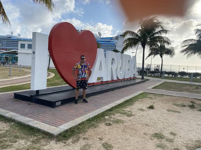 Photo by Miguel G. about renting a Kia Rio in Aruba (2/10/23)