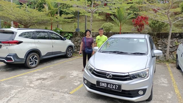 Photo by Fui Yin C. about renting a Perodua Bezza in Kota Kinabalu (8/14/23)