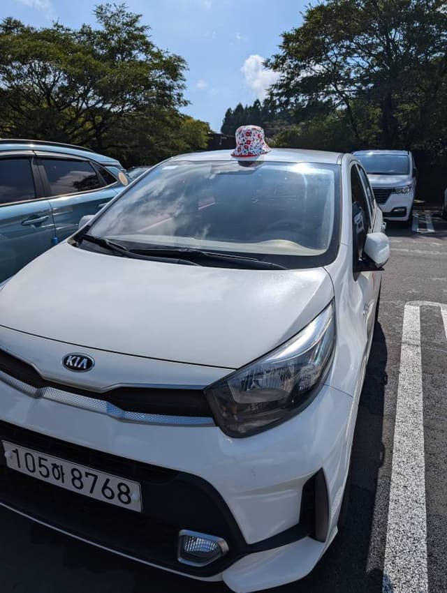 Photo by Lucie P. about renting a Kia Morning at Jeju International Airport (10/12/24)