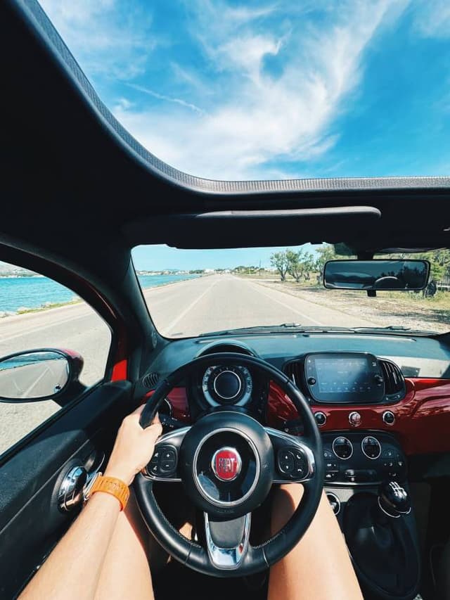 Photo 5 by Pawel K. about renting a Fiat 500 Cabrio in the Balearic Islands (6/7/24)