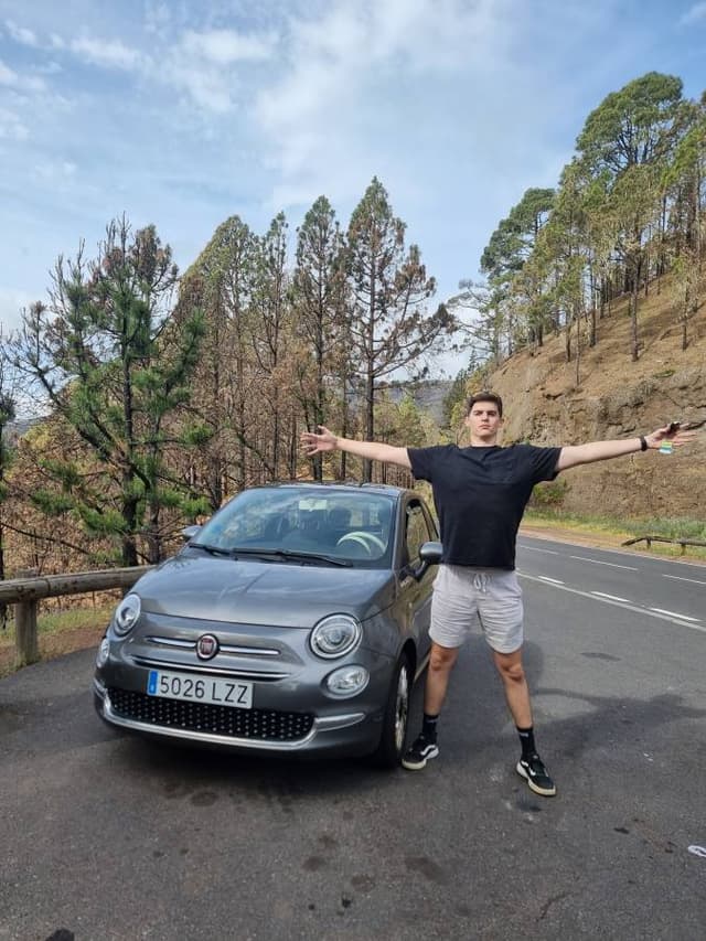 Foto de Carolina M. sobre el alquiler de un Fiat 500 en las Islas Canarias (23/4/24)
