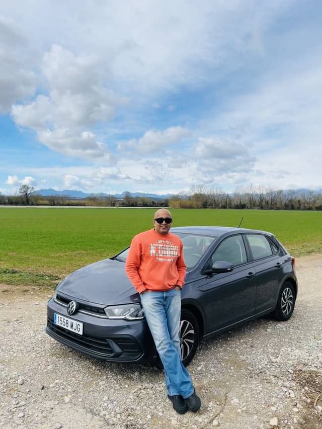 Photo 4 by Aravind V. about renting a Opel Corsa at Barcelona Airport (3/7/24)