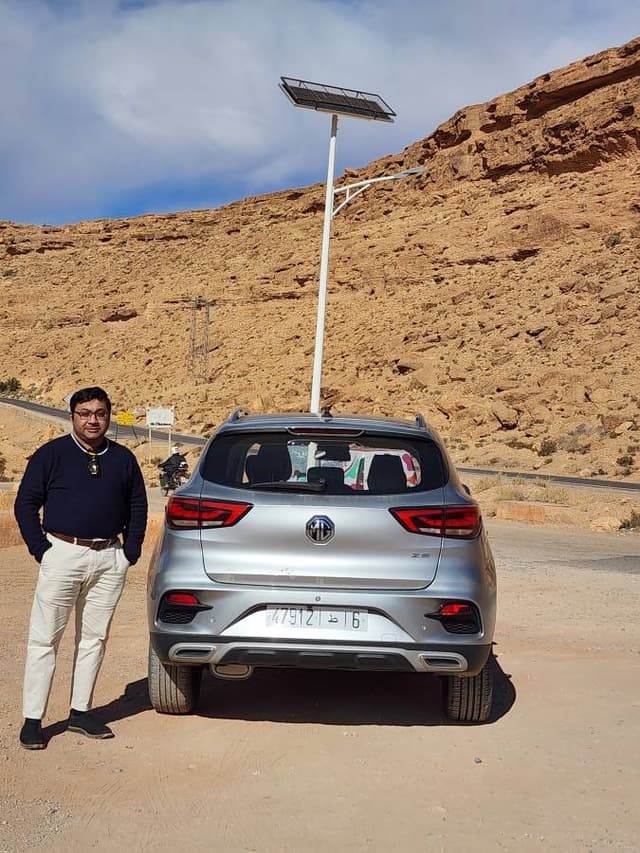 Photo 5 by Mohammed Sayeedul H. about hiring a MG ZS in Marrakech (30.12.23)