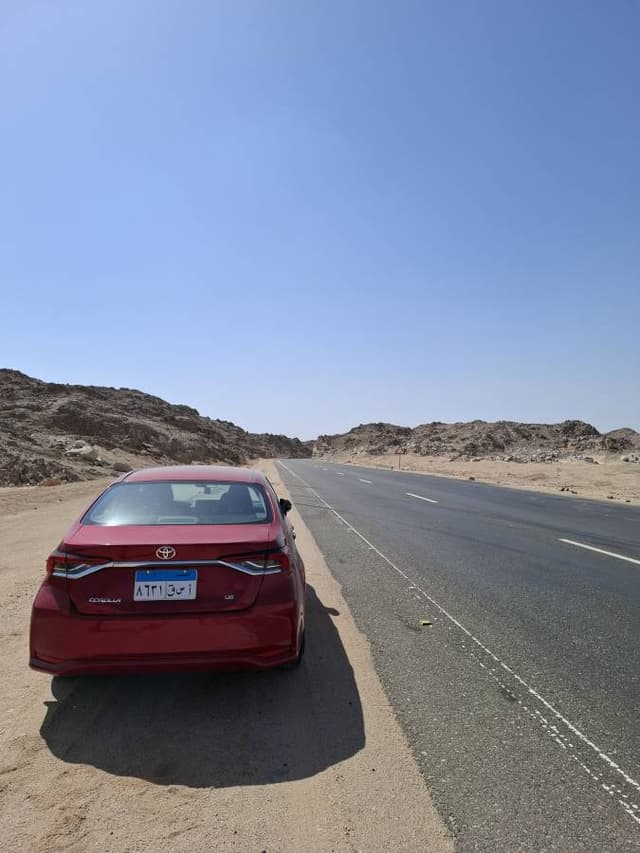 Photo 2 by Jacob S. about renting a Nissan Sentra in Hurghada, Red Sea (3/10/25)