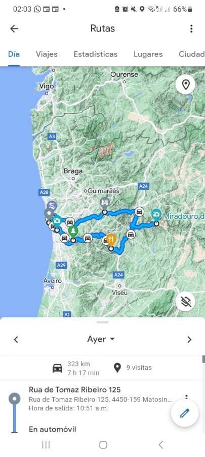 Foto 4 de adolfo M. sobre el alquiler de un Mercedes Benz A Class en Portugal (23/1/24)