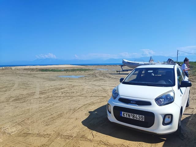 Zdjęcie wykonane przez Edyta B. dotyczące wynajmu Toyota Aygo na Korfu dnia (15.05.23)
