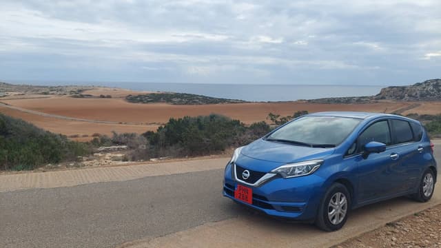 Foto od Lucie K. o pronájmu Nissan Note na Kypru (12/12/23)