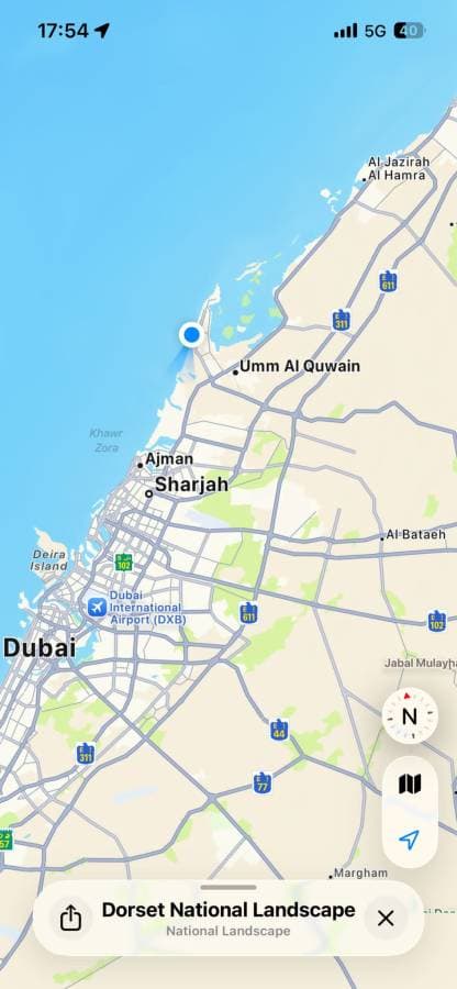 Photo 3 by Charles S. about hiring a Nissan Sunny in the United Arab Emirates (11/02/26)