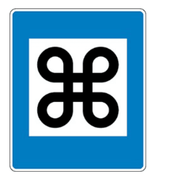 points of interest road sign in Iceland